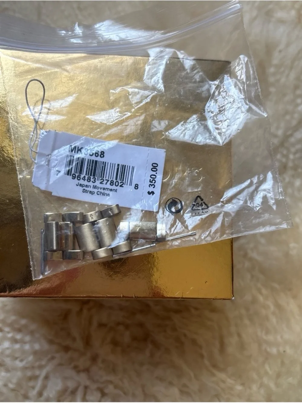 Michael Kors Gold-Tone Crystal Accent Women’s Watch and Bracelet Set